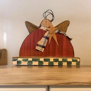 Wooden rustic angel decor